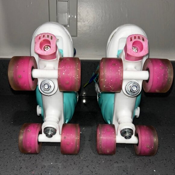 Power Superb Girls Adjustable Roller Skates Size Small (31-34) Rainbow - Picture 7 of 7